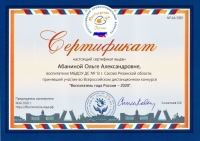 Сертификат Абаниной О.А.